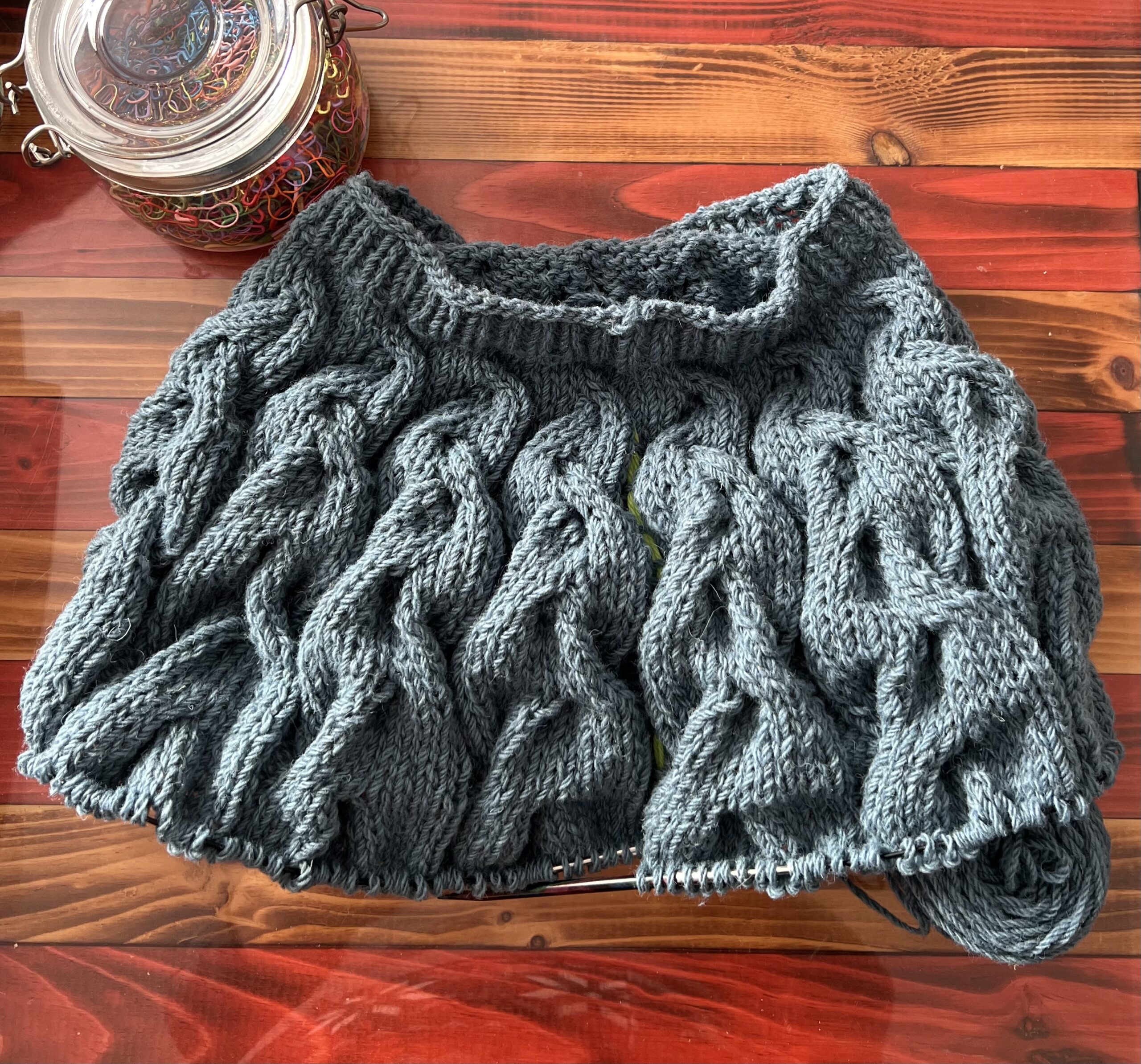 Knitting Update: Moving Past the Yoke on the Autumn Valley Sweater